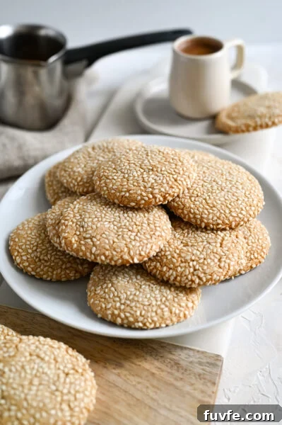 Simple, dairy-free, gluten-free and utterly delicious! Tahini honey cookies are our new favourites.