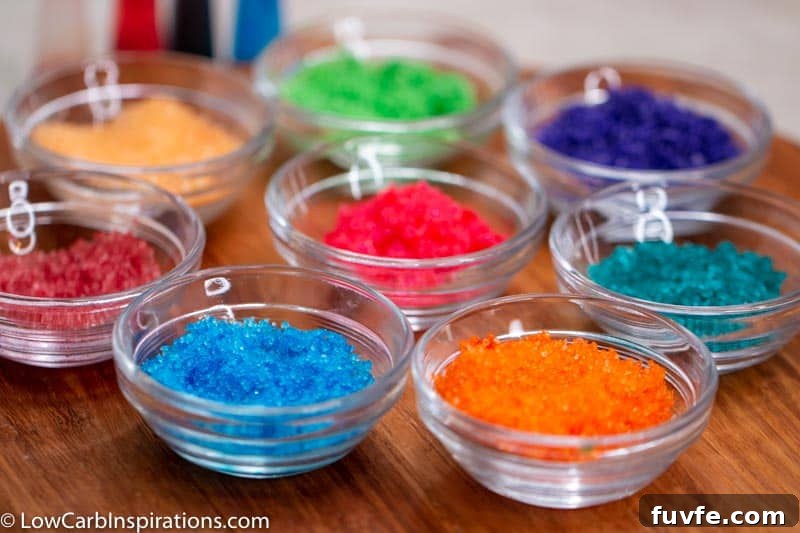Easy Sugar Free Keto Sprinkles
