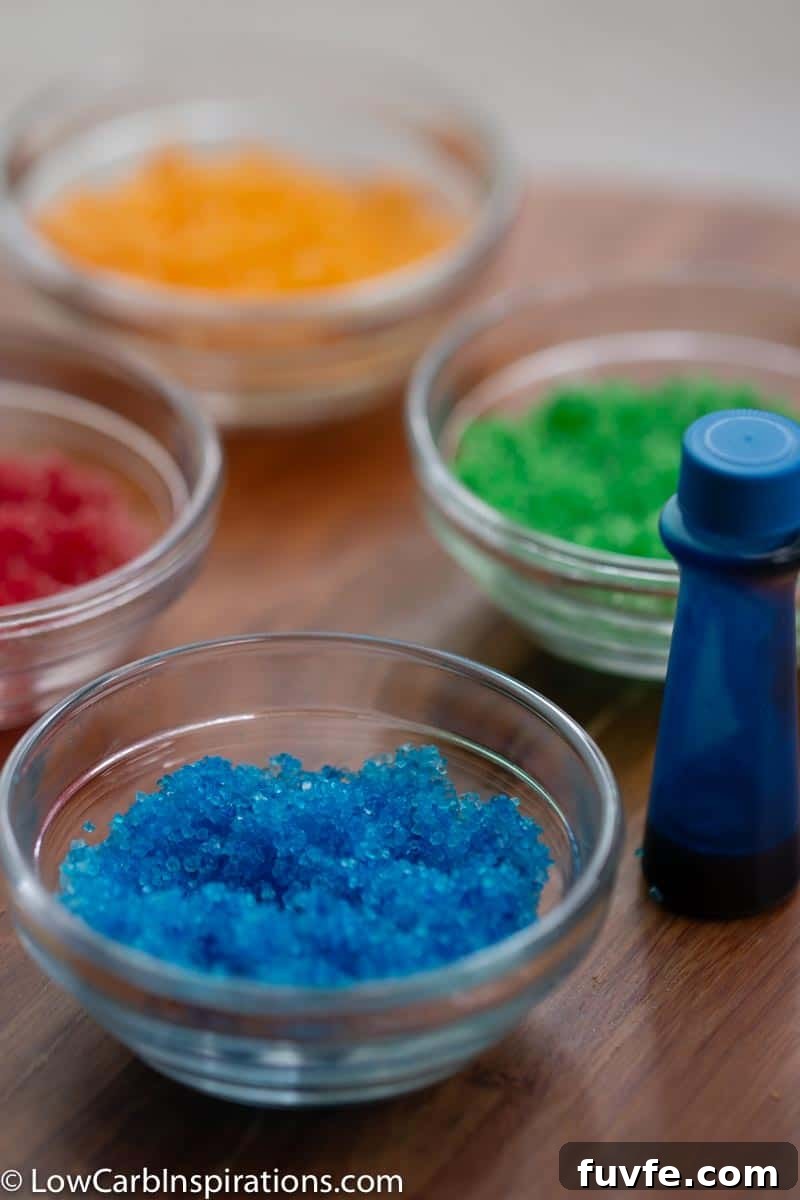 Easy Sugar Free Keto Sprinkles