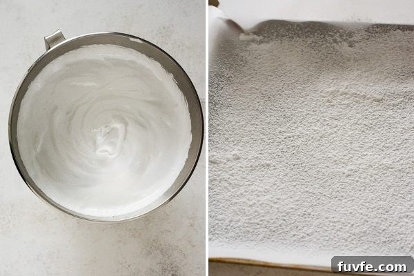 How to make marshmallows process collage 2