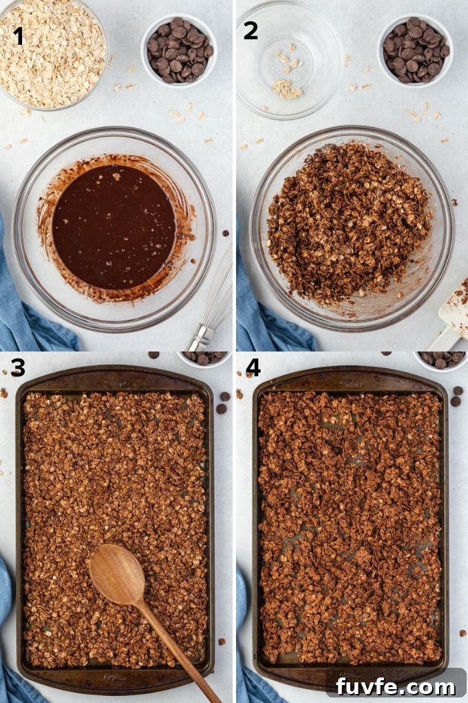 How to make chocolate granola