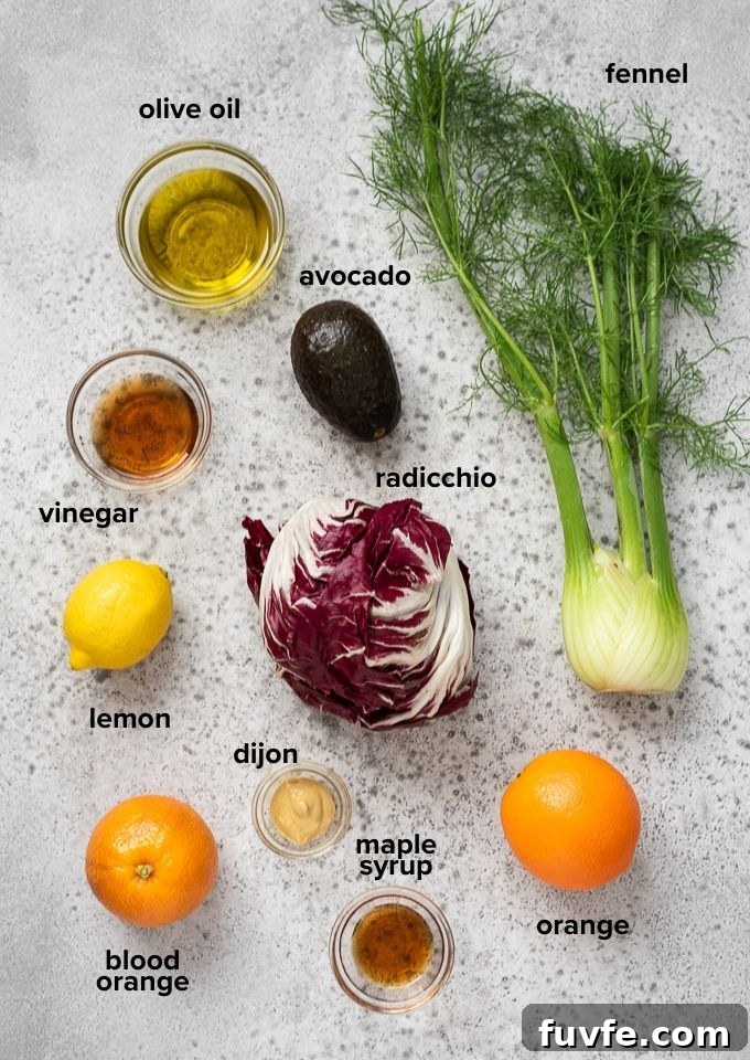 Radicchio salad ingredients