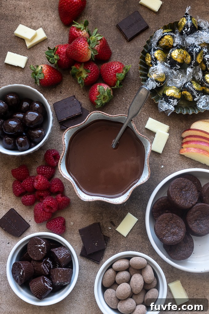 Chocolate Dessert Charcuterie Board Ideas for Parties 4 Chocolate charcuterie board ingredients.