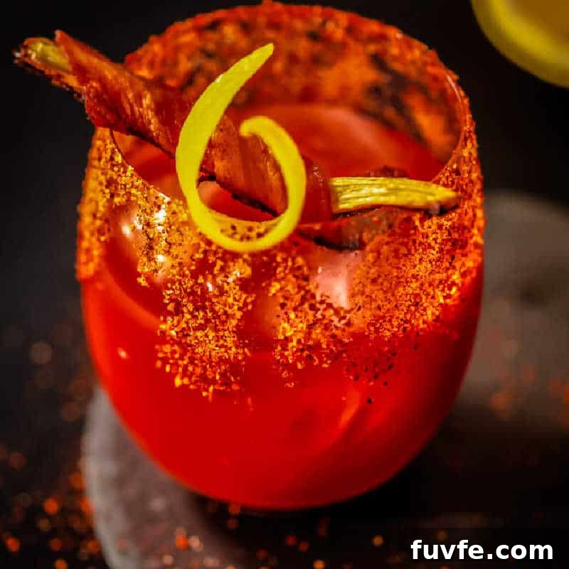 overhead picture of cocktail