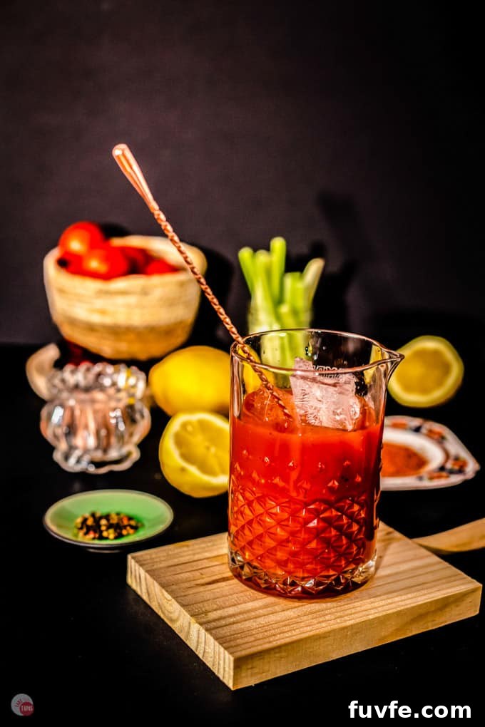 glass with tomato juice