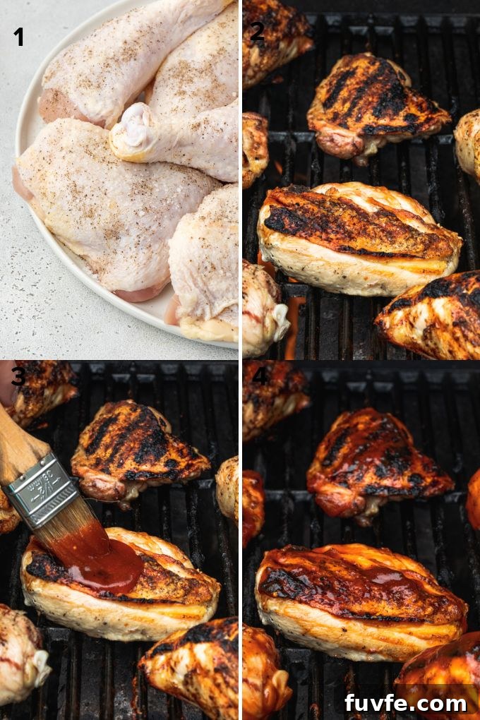 Juicy Smoky Grilled BBQ Chicken Recipe 5 How to bbq chicken
