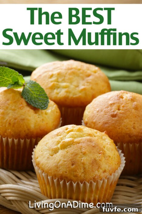 This sweet muffins recipe makes moist, sweet and delicious muffins your family is sure to love! Perfect for breakfast or a yummy snack!