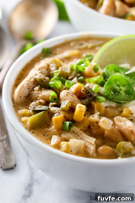 White bean chicken chili