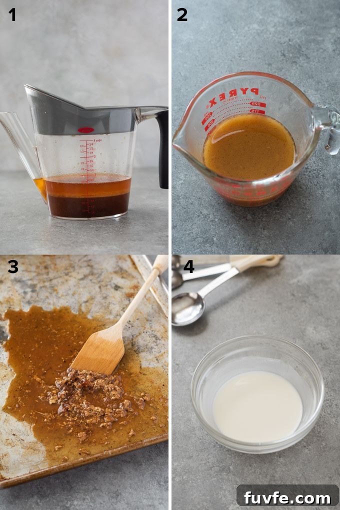 How to Make Turkey Gravy from Pan Drippings 4 How to make turkey gravy collage