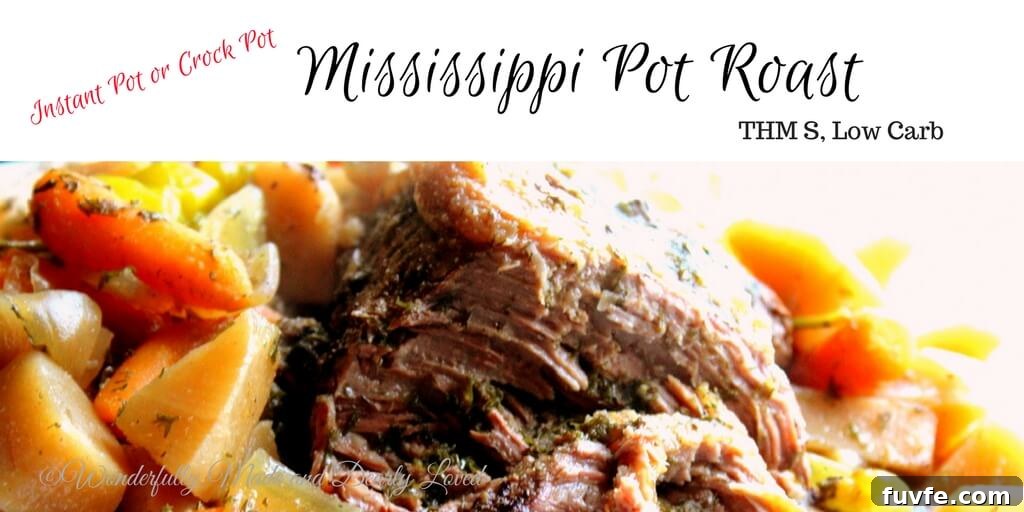 Mississippi Pot Roast (THM S, Low Carb)