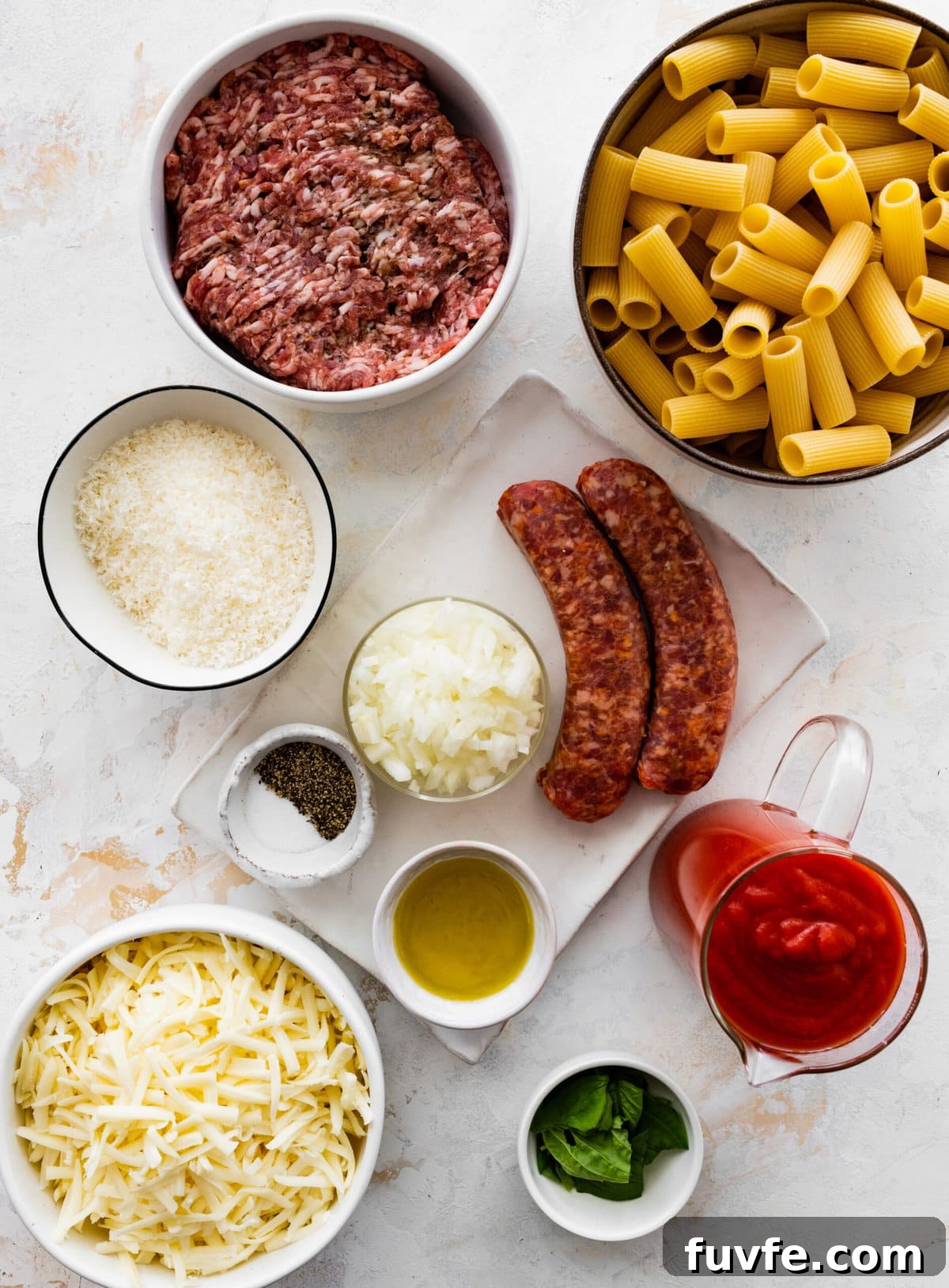 ingredients for recipe.