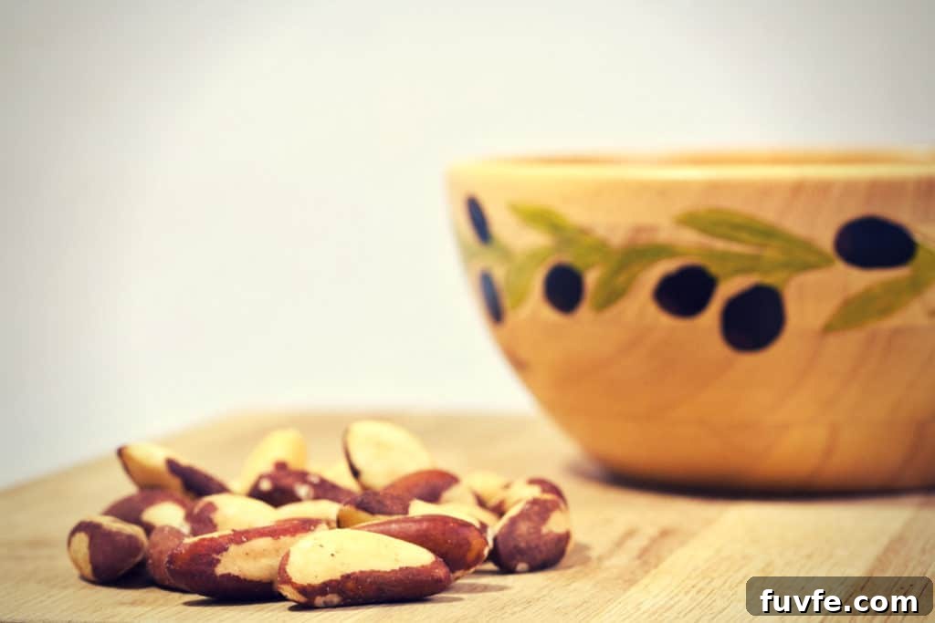 nuts on a table