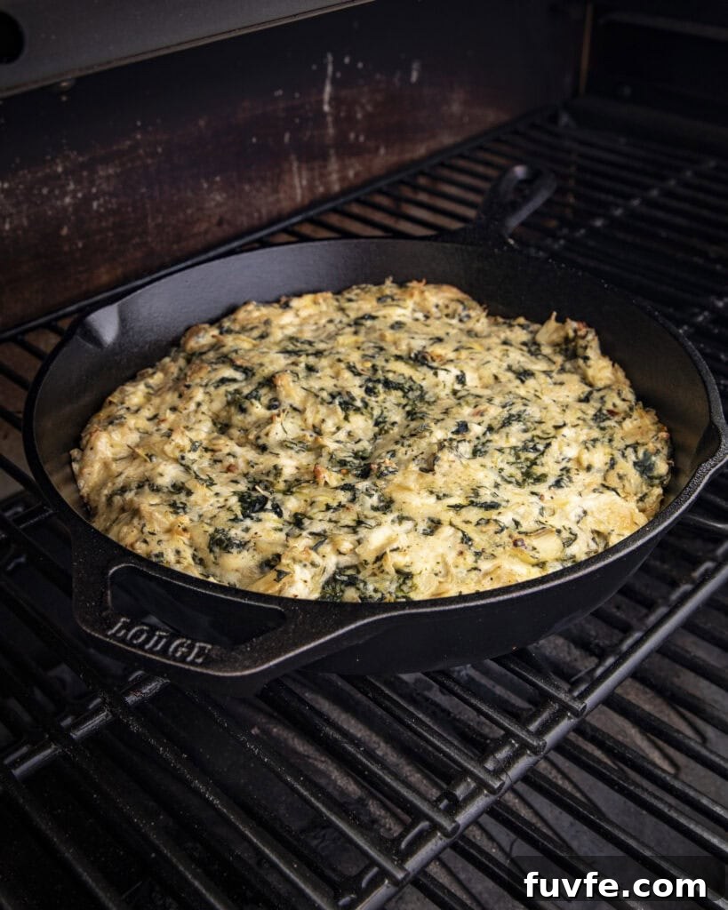 Smoked Spinach and Artichoke Dip Recipe for Grills and Smokers 7 img 3476 6
