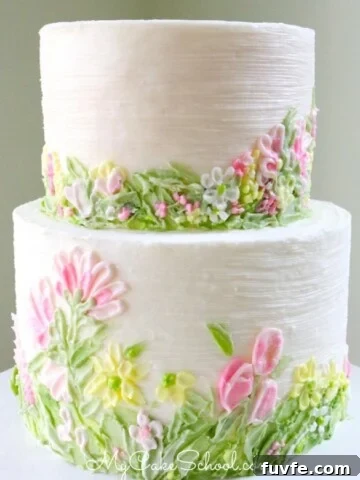 Buttercream Palette Knife Painting