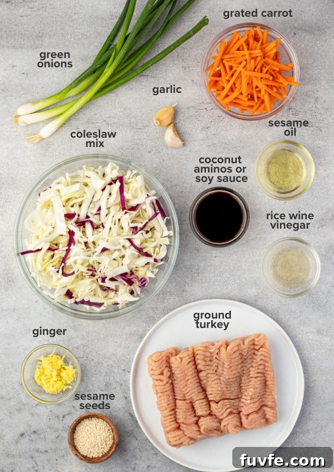 Egg Roll Bowl Recipe: Asian-Style Stir-Fry 4 Egg roll in a bowl recipe ingredients