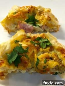 Smoked Bacon, Mushroom & Filo Tartlets