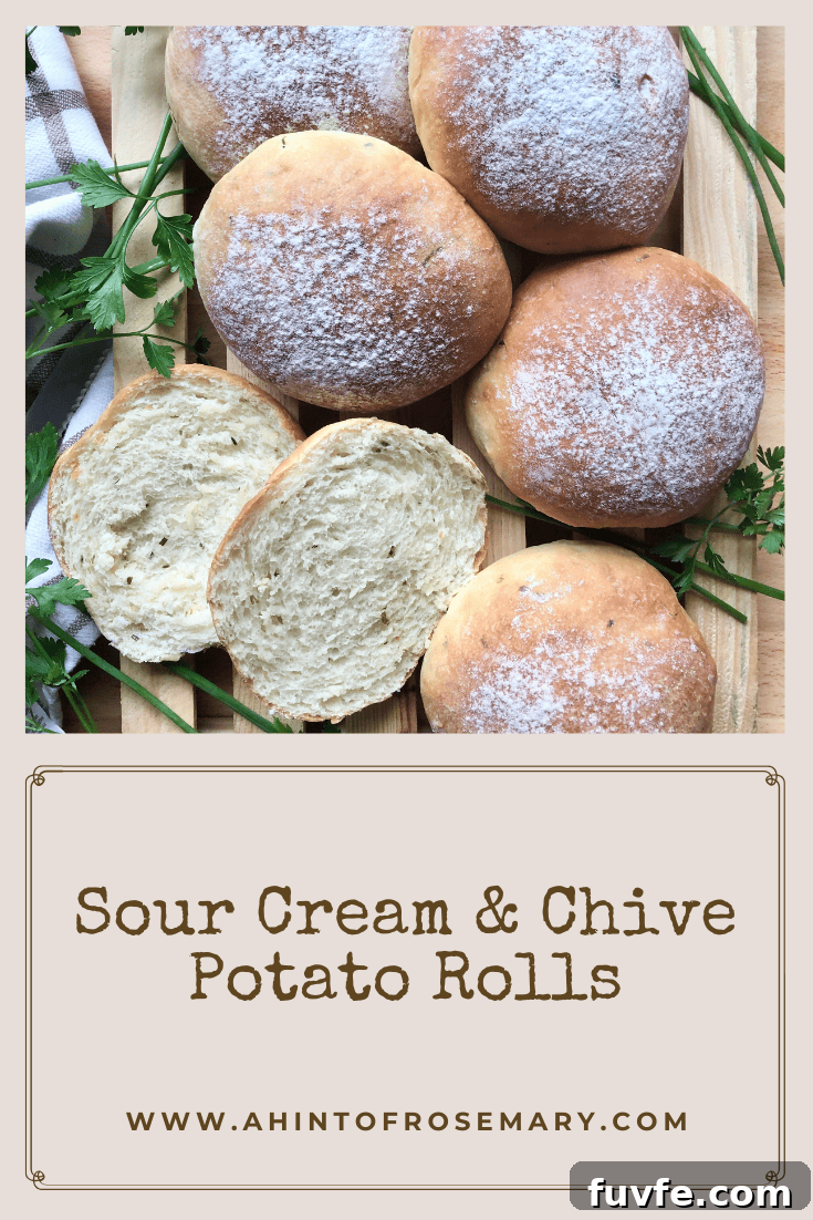Sour Cream and Chive Potato Dinner Rolls 15 Sour Cream & Chive Potato Rolls