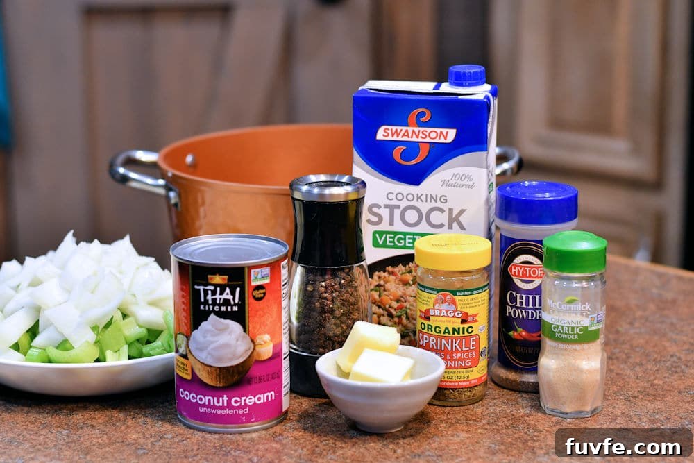 Vegan Cream of Celery Soup Recipe — Smooth, Savory, Dairy-Free 3 24Bite: Ingredients for Vegan Cream of Celery Soup Recipe