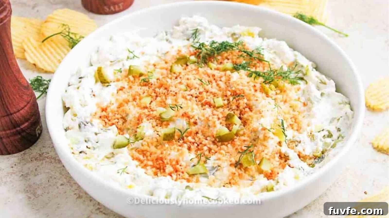 Fried Dill Pickle Dip.