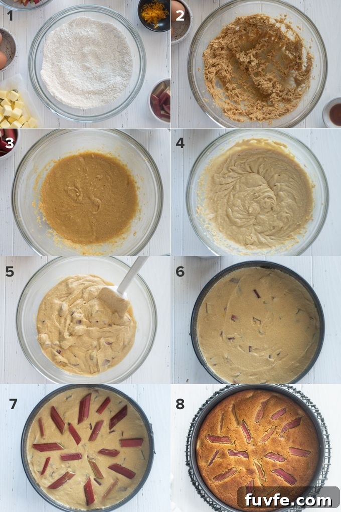 How to make rhubarb cake
