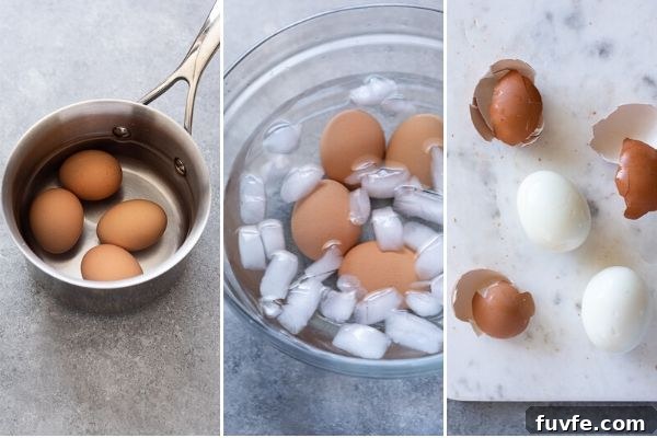 How to Make Perfect Hard-Boiled Eggs Every Time 4 how to make hard boiled eggs collage