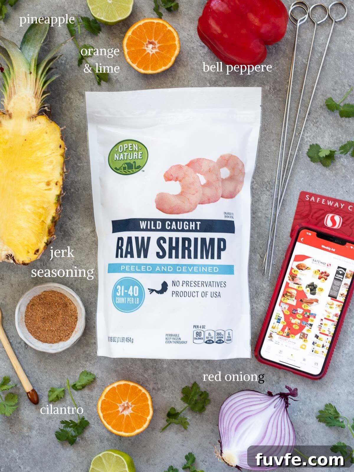 Jerk Pineapple Shrimp Recipe Ingredients