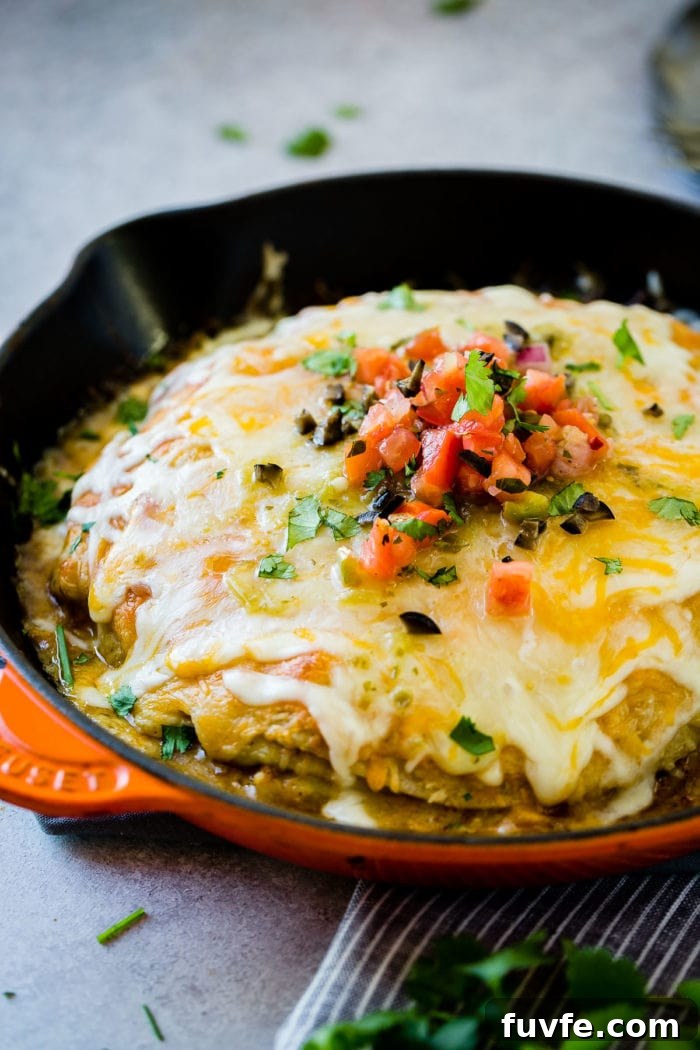 Honey-Lime Chicken Enchilada Skillet Casserole Recipe 3 One-skillet honey lime chicken enchiladas with beans and melted cheese