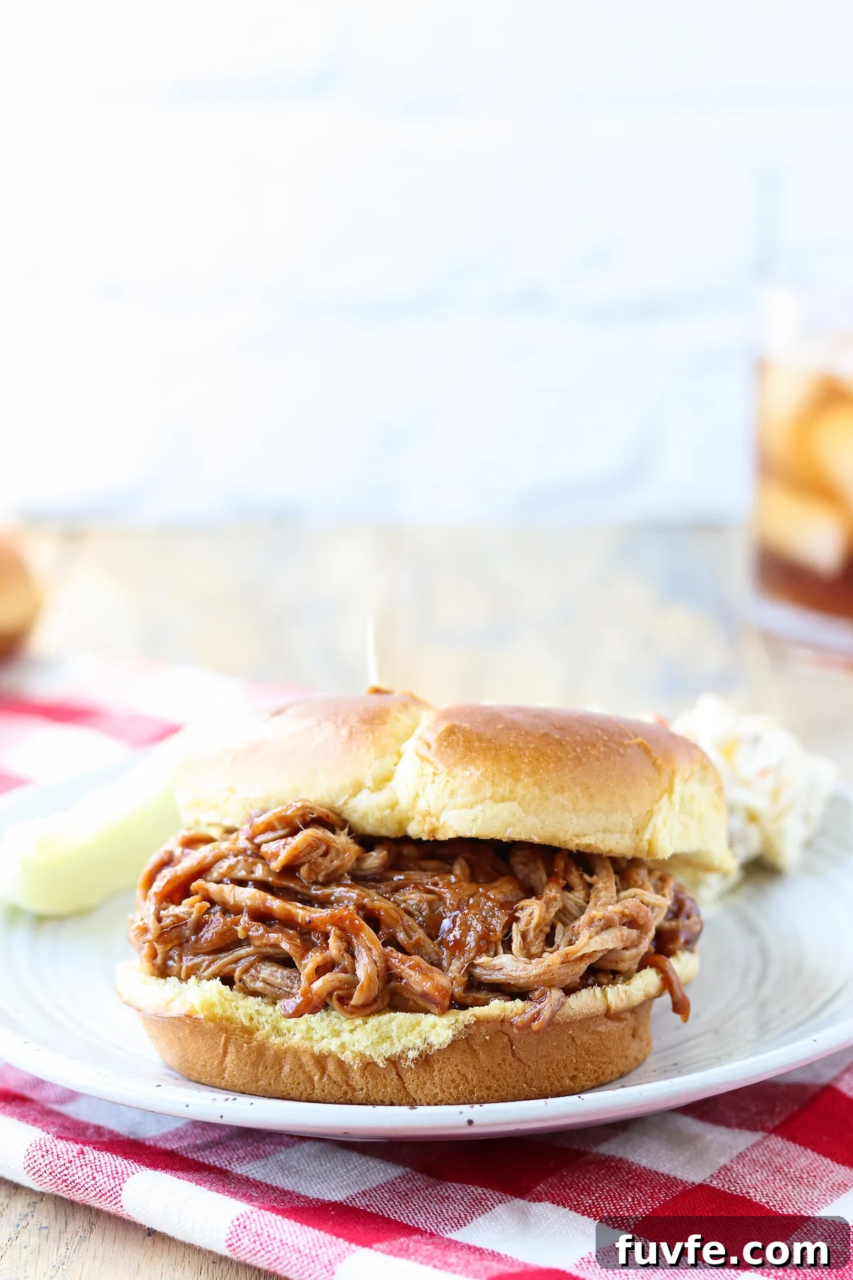 Slow Cooker BBQ Pulled Pork Tenderloin