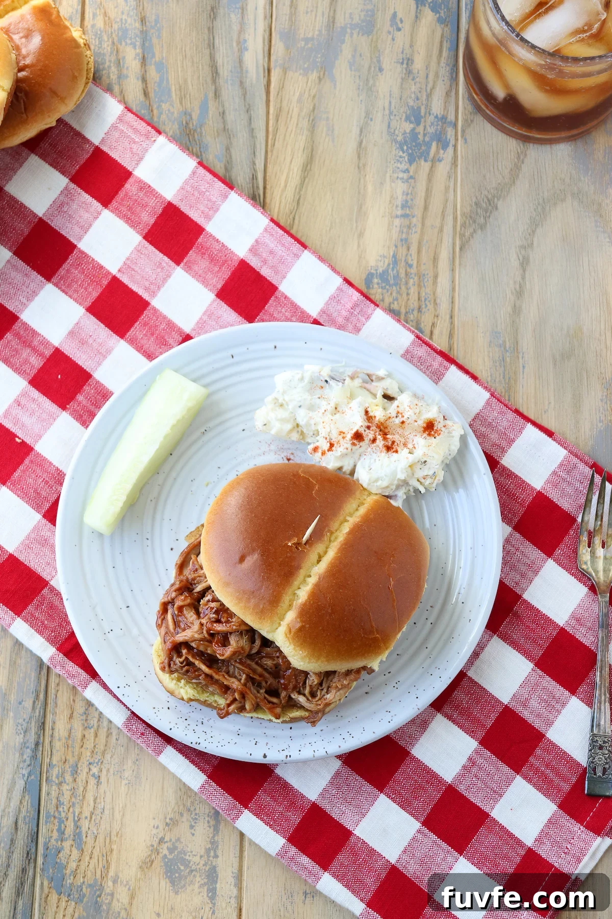 Slow Cooker BBQ Pulled Pork Tenderloin