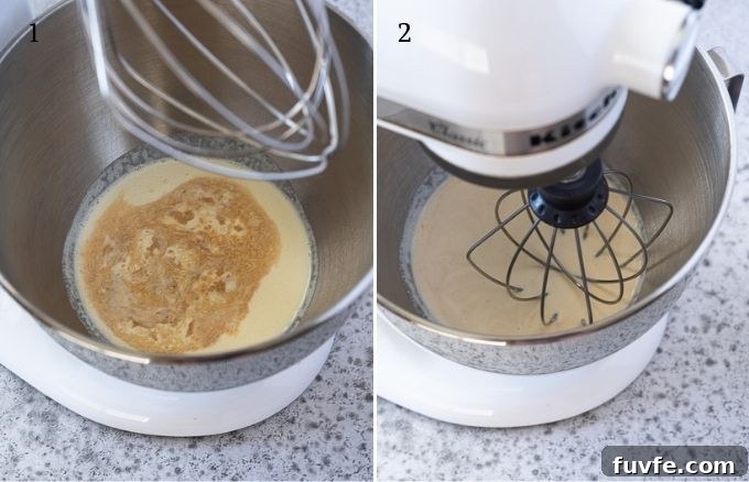 How to Make Homemade Whipped Cream for Stable, Fluffy Results 5 How to make homemade whipped cream process collage 1