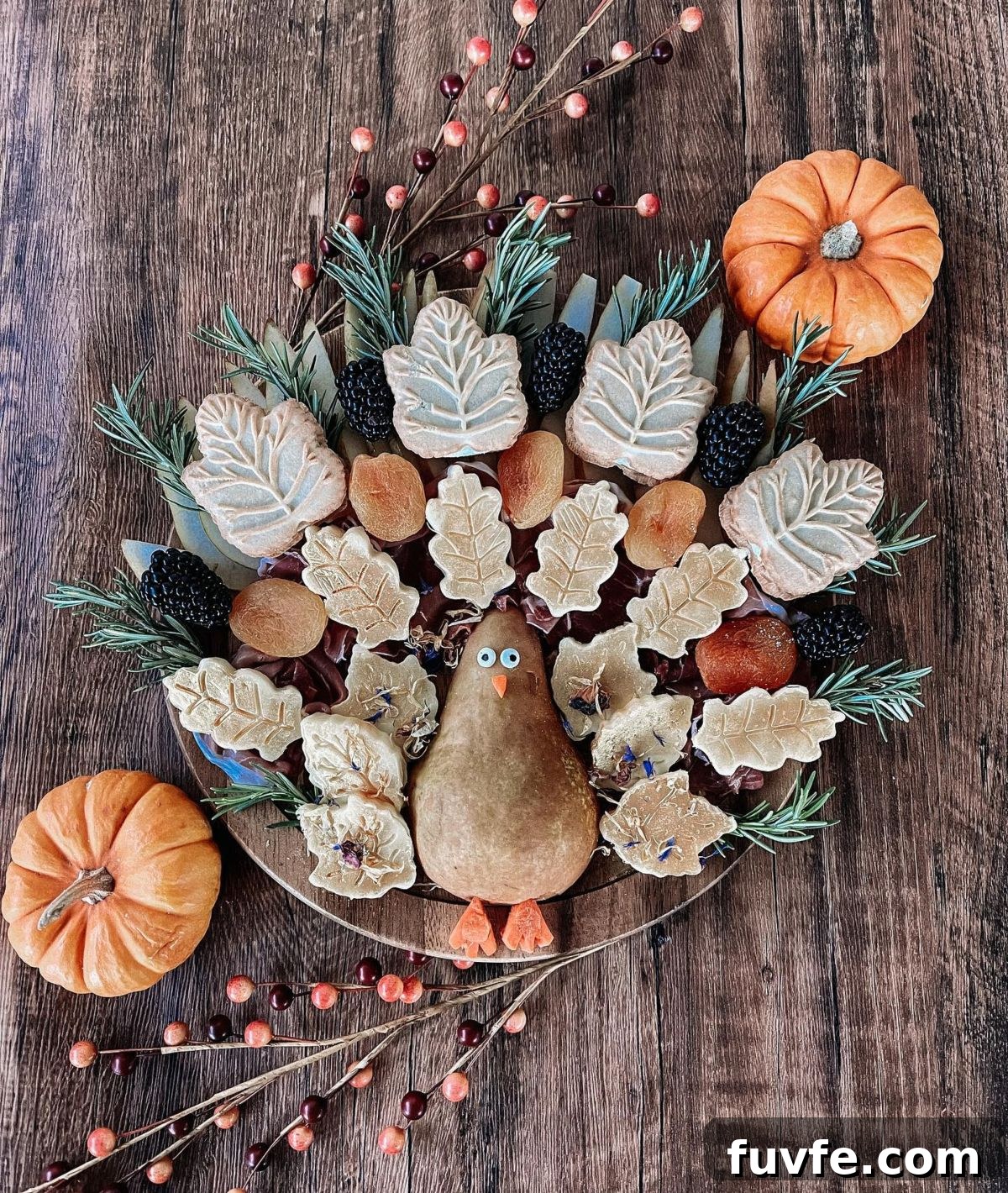 27 Gorgeous Thanksgiving Charcuterie Board Ideas for Entertaining 20 18. Artistic Turkey Board