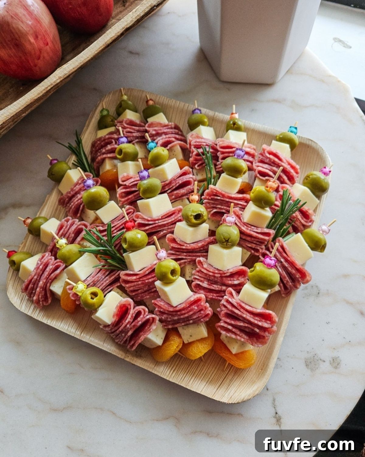 27 Gorgeous Thanksgiving Charcuterie Board Ideas for Entertaining 21 19. Charcuterie Skewers