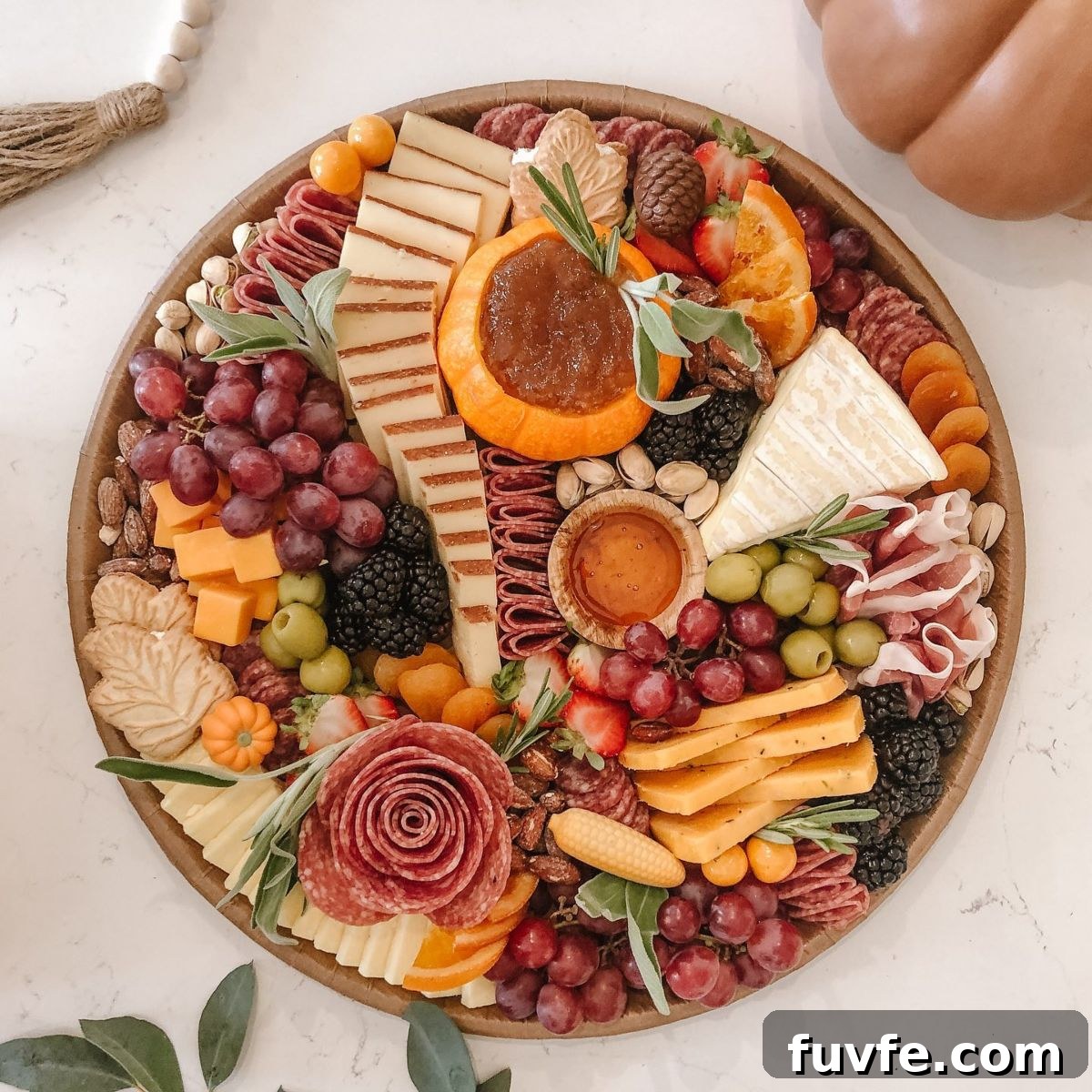 27 Gorgeous Thanksgiving Charcuterie Board Ideas for Entertaining 28 26. Cozy Thanksgiving Charcuterie Boards