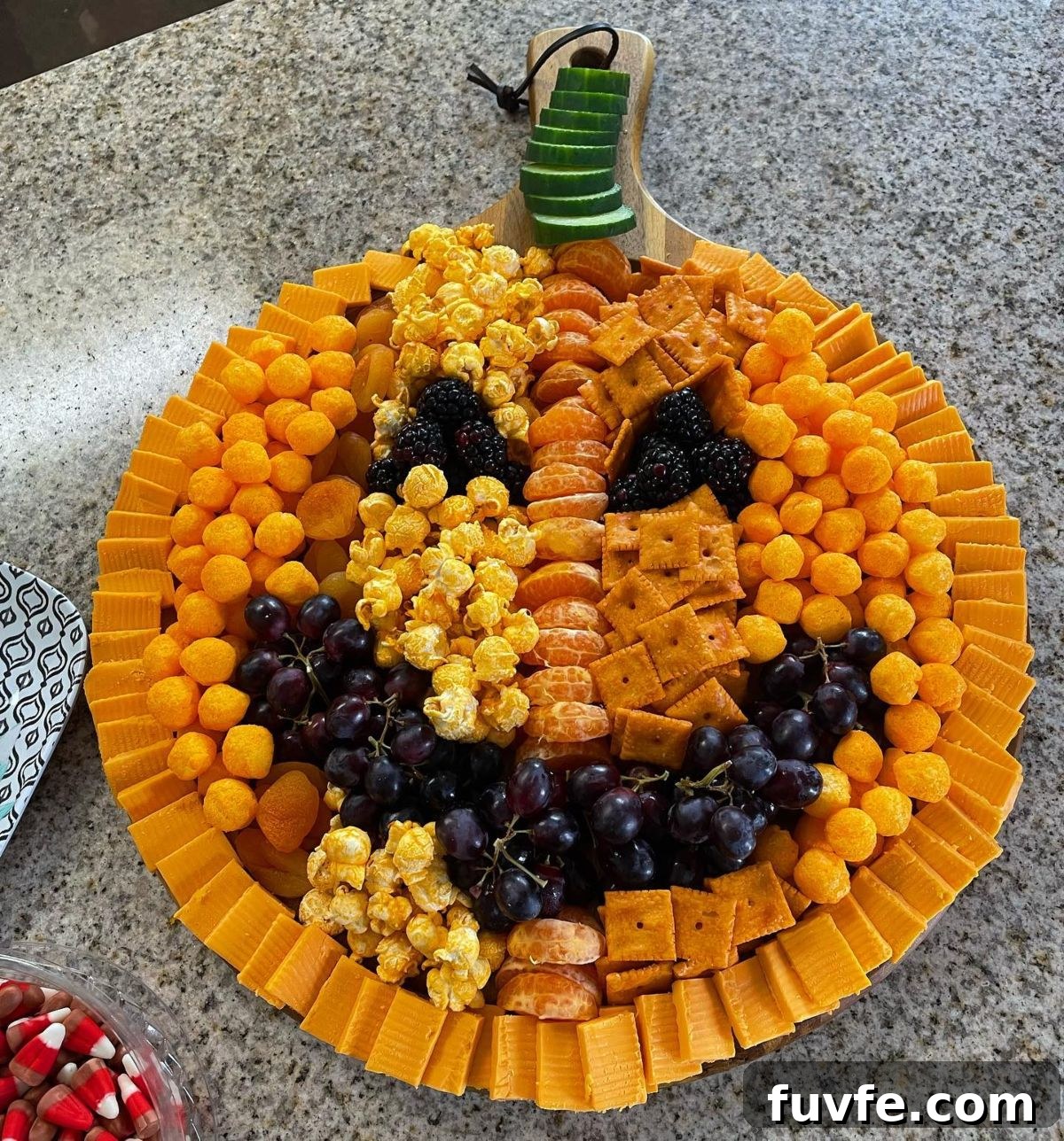 27 Gorgeous Thanksgiving Charcuterie Board Ideas for Entertaining 10 8. Pumpkin Charcuterie Board