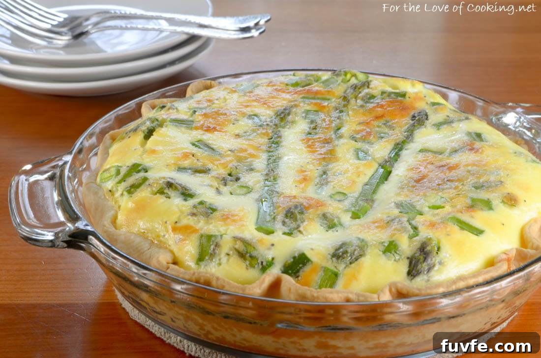 Asparagus and Gruyere Quiche Asparagus and Gruyere Quiche