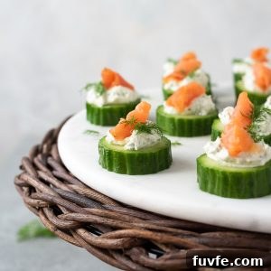 Smoked salmon appetizer on marble server