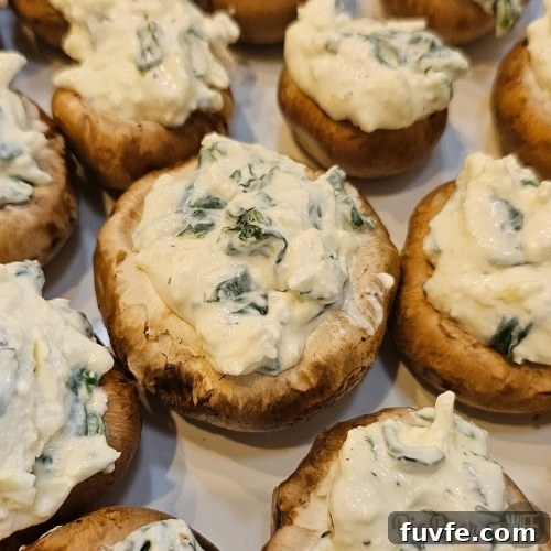 stuffed mushrooms