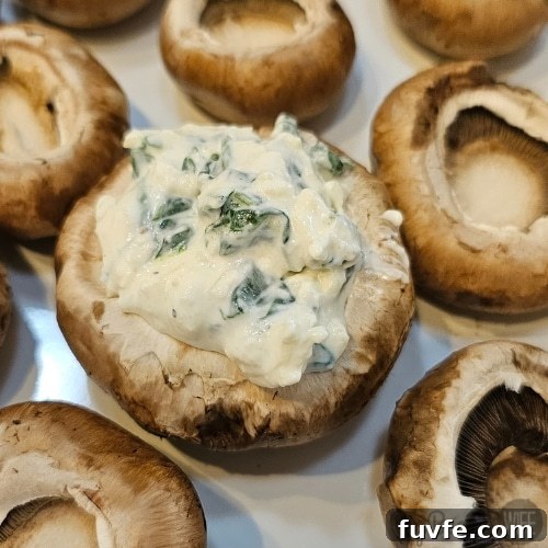 stuffed mushrooms