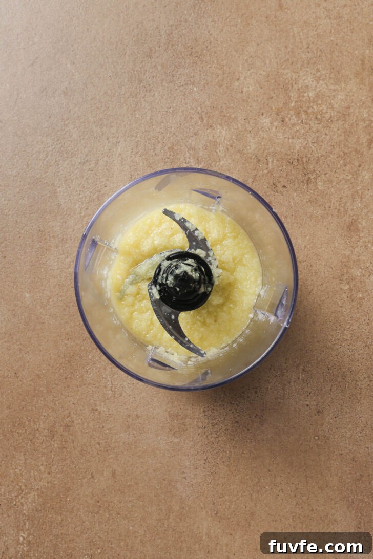 Onion, garlic and ginger pureed in a blender.