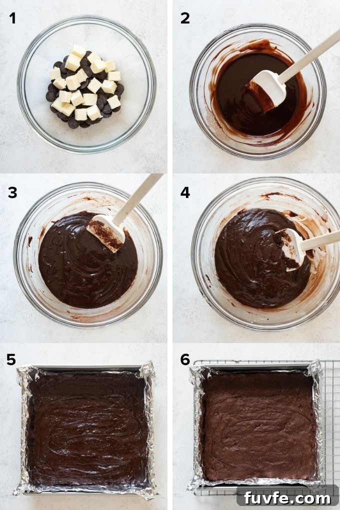 Fudgy German Chocolate Brownies with Coconut Pecan Frosting 6 How to make German chocolate brownies collage