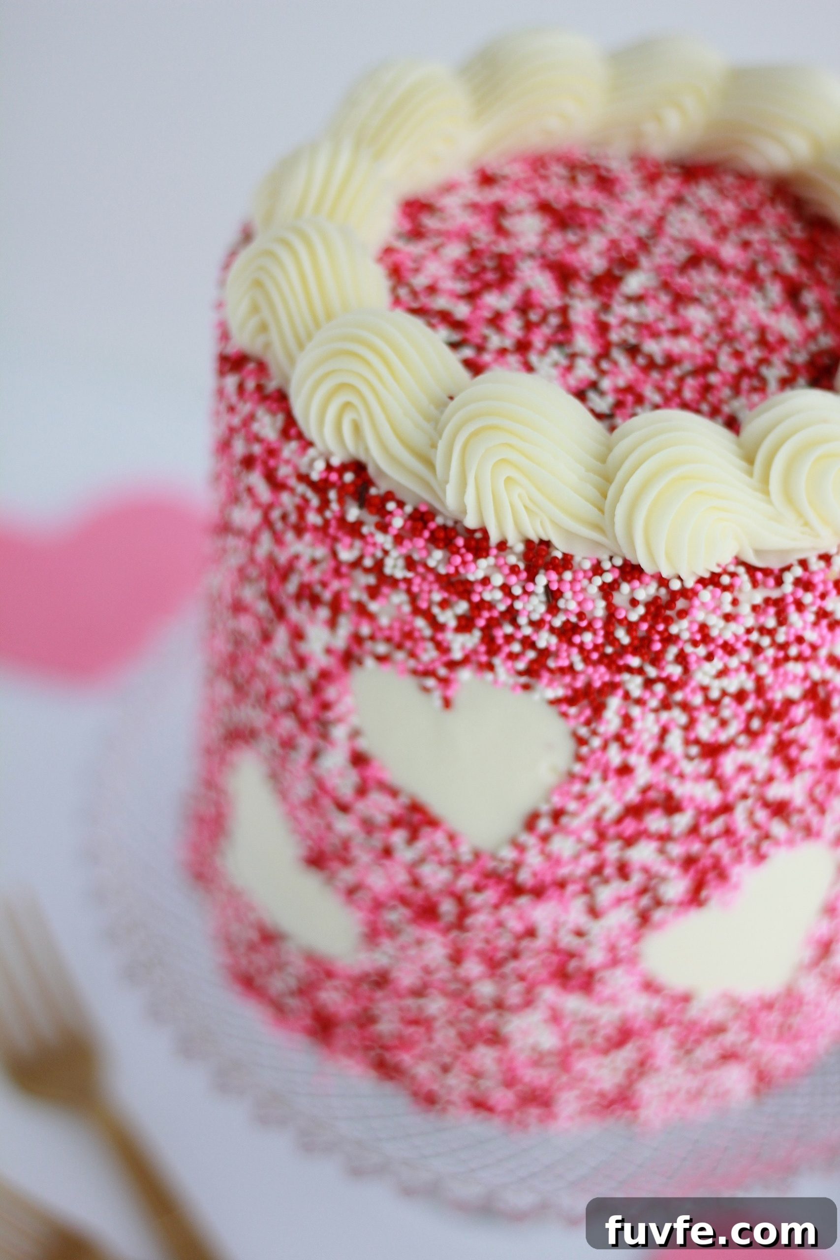 Sprinkle Heart Cake Recipe: How to Make a Festive Heart-Shaped Sprinkle Cake 6 img 4365 5 scaled
