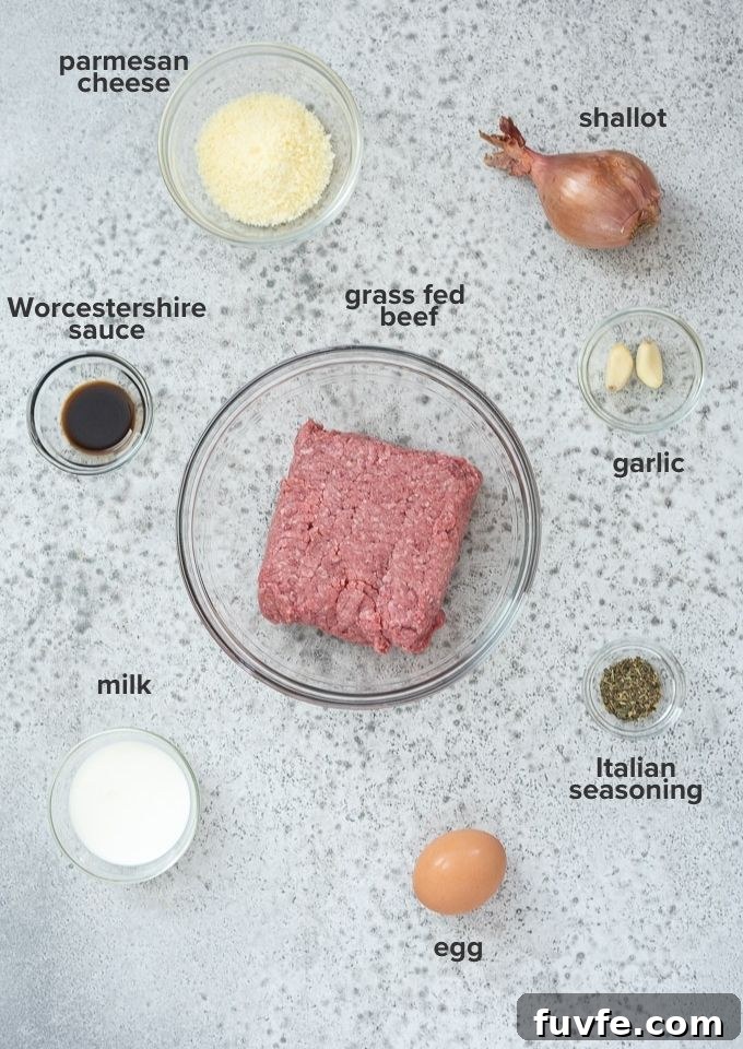 Baked meatball recipe ingredients