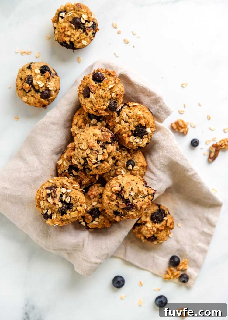 Blueberry Oat Muffins