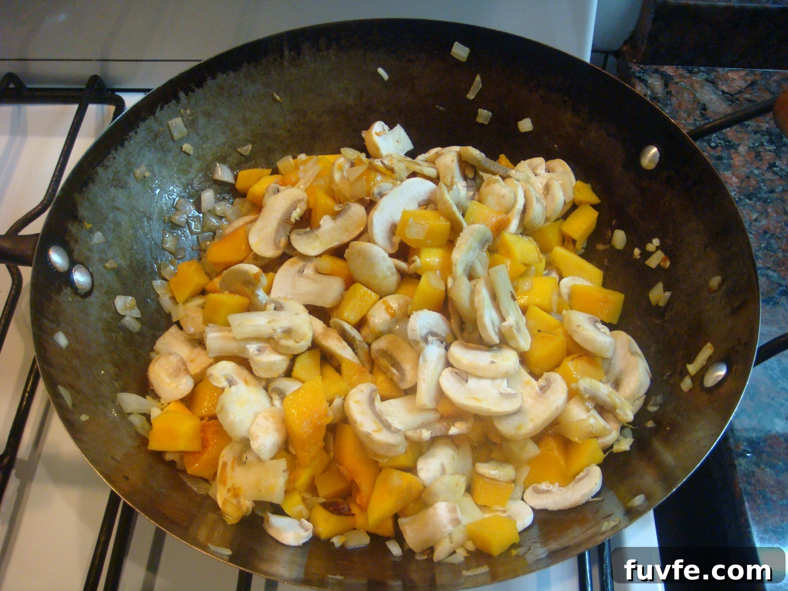 Creamy Butternut Squash and Mushroom Risotto Recipe 6 DSC06827