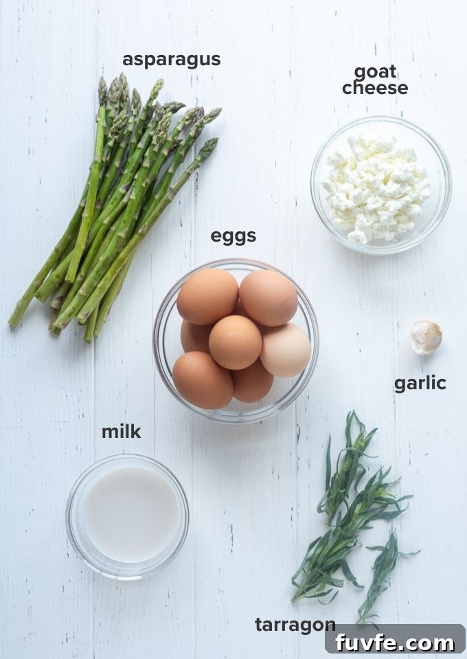 Asparagus frittata recipe ingredients