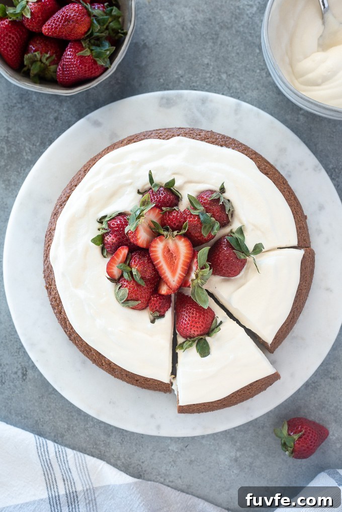 Gluten-Free Almond Flour Cake Recipe 3 Almond flour lemon cake with slices cut