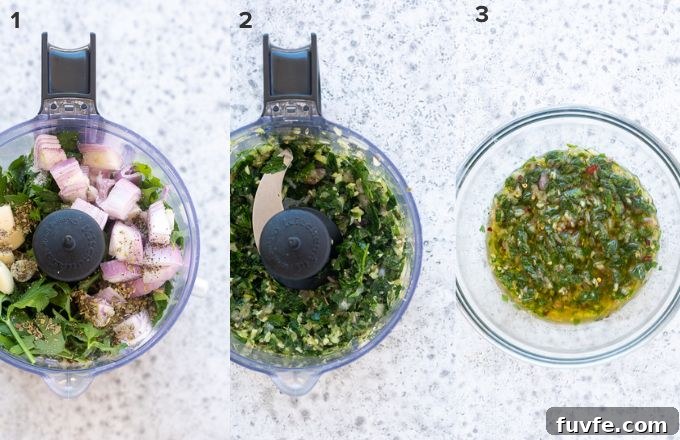 How to make chimichurri sauce