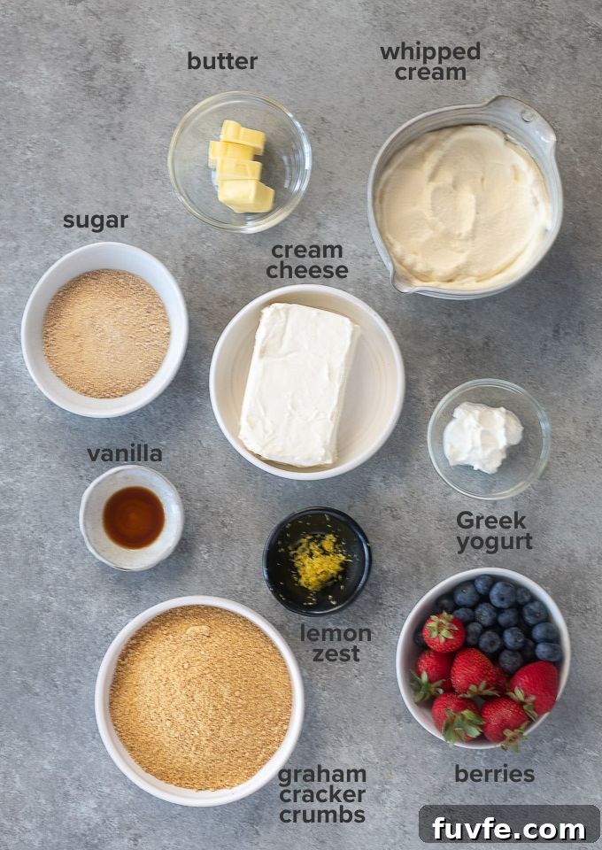 No bake mini cheesecake recipe ingredients