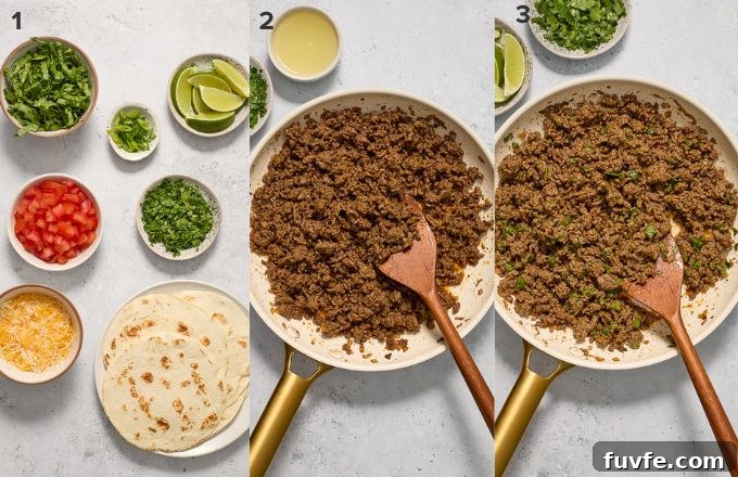 Quick Ground Beef Tacos Recipe for Weeknights 5 How to make ground beef tacos.