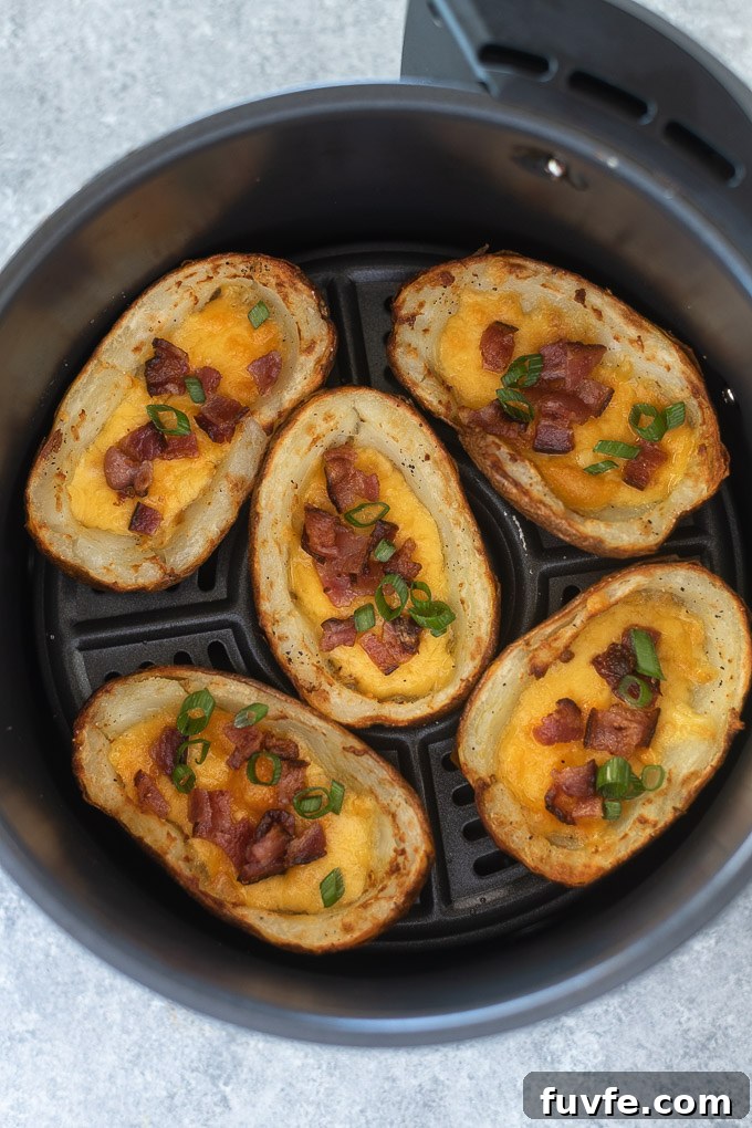Potato skins in air fryer